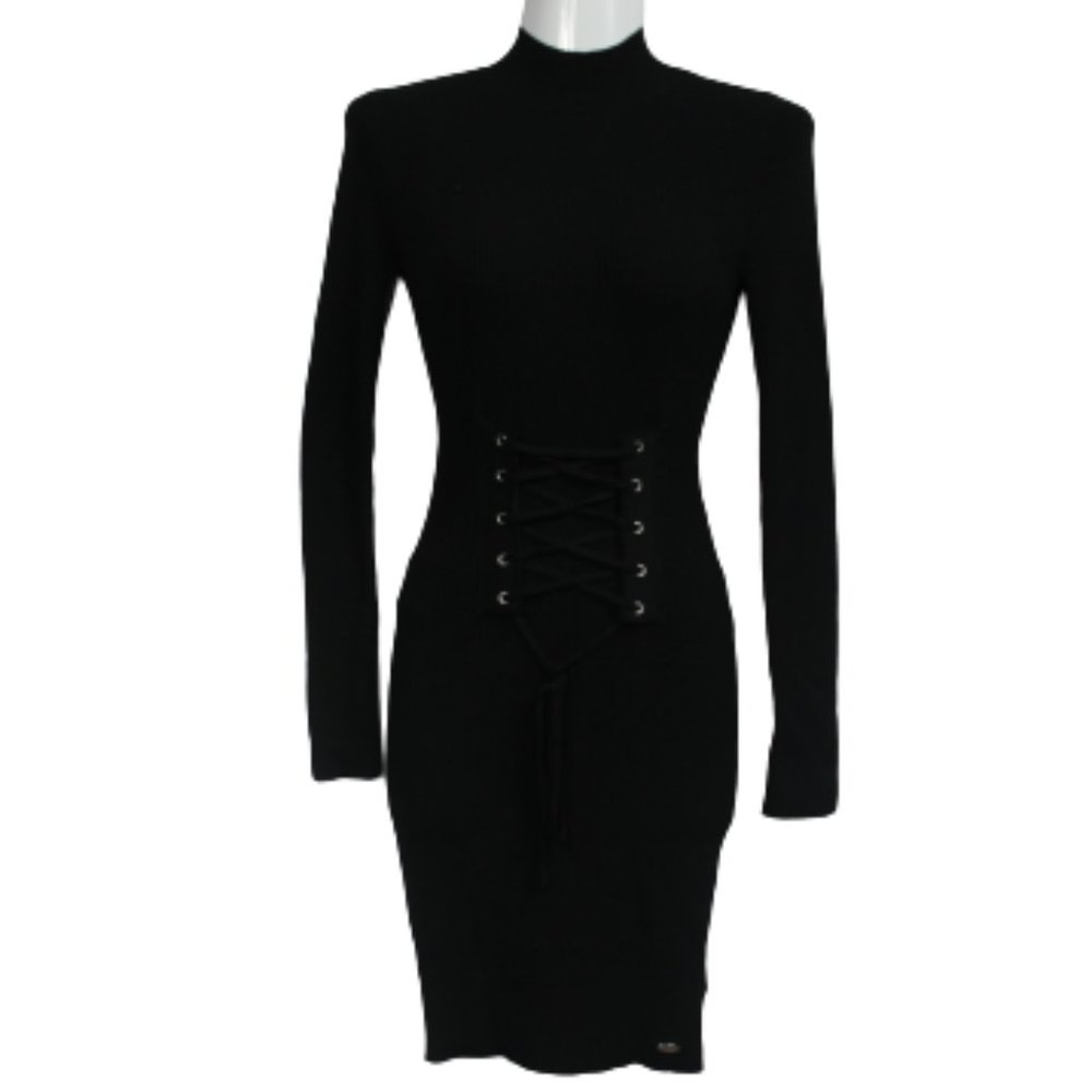 BNWT Guess Black Bodycon Mini Dress – Size XL